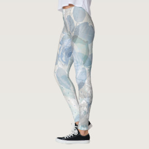 Blaue Rose Leggings