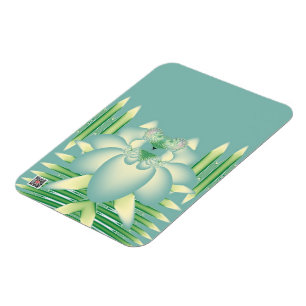 Blaue Rose Magnet