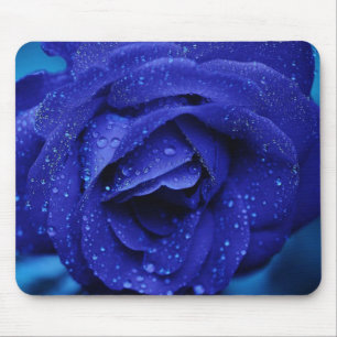 Blaue Rose Mousepad