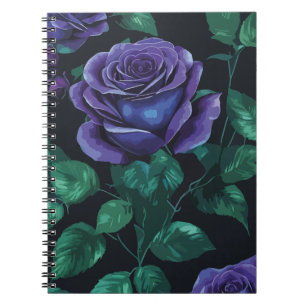 Blaue Rose Notizblock