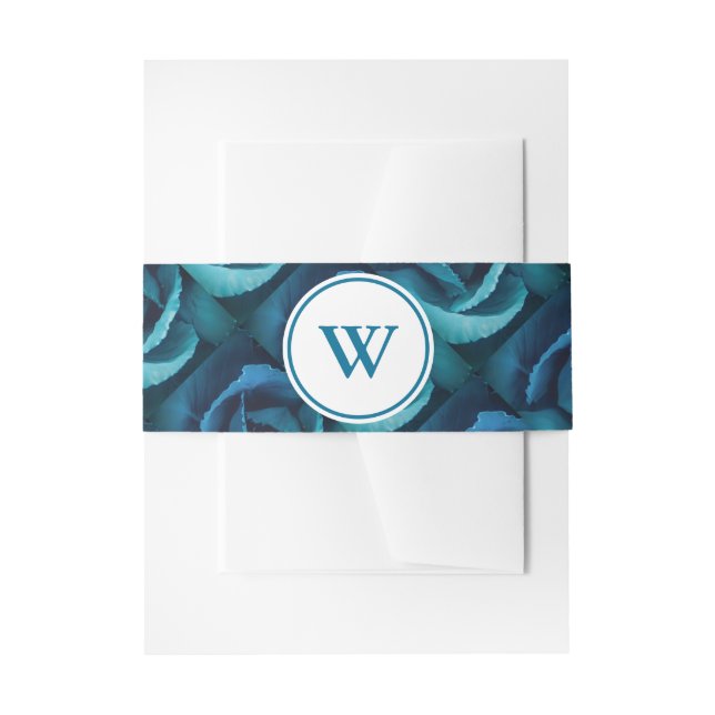 BLAUE ROSE Personalisiertes Geschäft Einladungsbanderole (Vorderseite Beispiel)