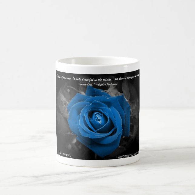 Blaue Rose PKU TASSE (Mittel)