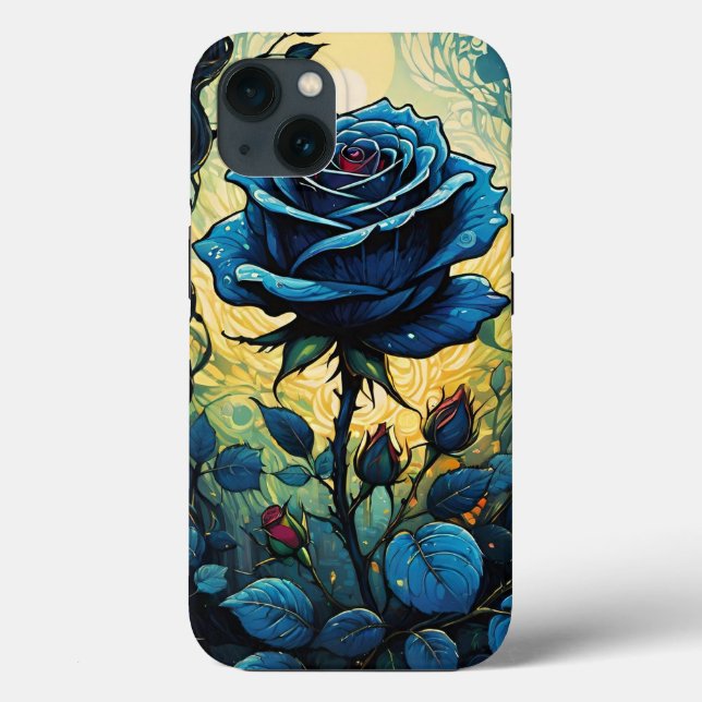 Blaue Rose Reben 1 Case-Mate iPhone Hülle (Rückseite)