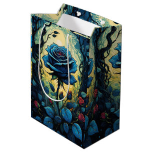 Blaue Rose Reben 1 Mittlere Geschenktüte