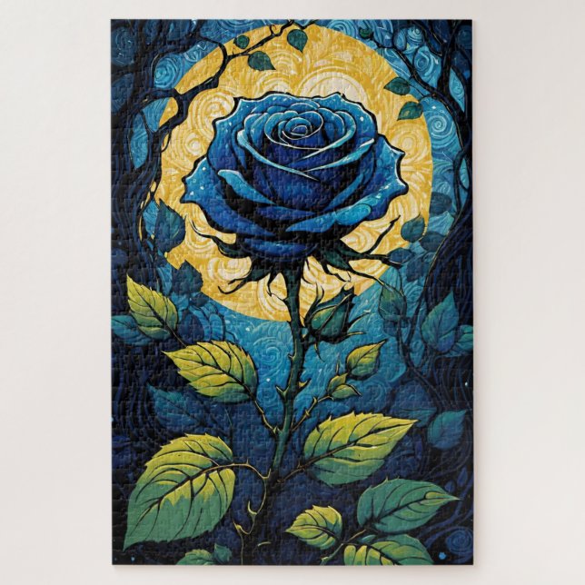 Blaue Rose Reben 3 (Vertikal)