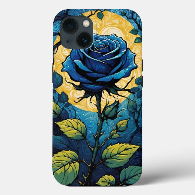 Blaue Rose Reben 3 Case-Mate iPhone Hülle (Rückseite)