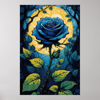 Blaue Rose Reben 3