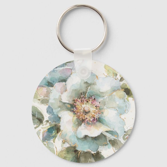 Blaue Rose Schlüsselanhänger (Vorderseite)