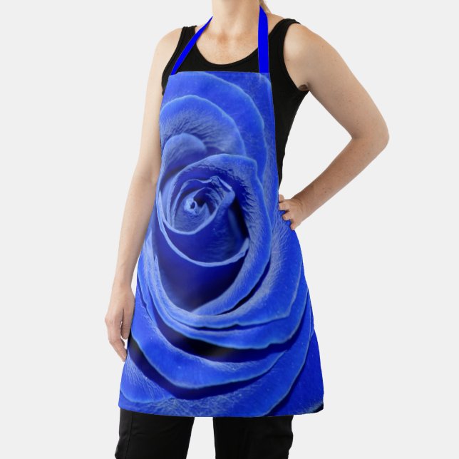 Blaue Rose Schürze (InSitu)