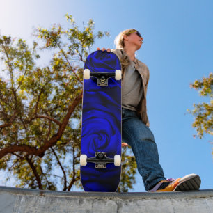 Blaue Rose Skateboard