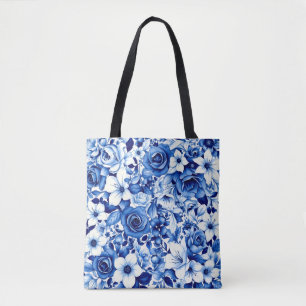 blaue Rose Symphony-Taschentuch Tasche