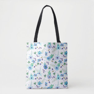 Blaue Rose Tasche