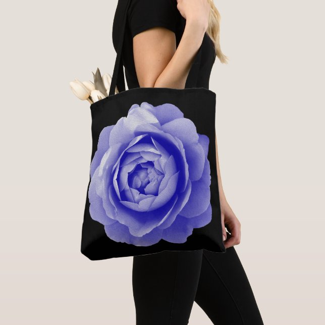 Blaue Rose Tasche (Von Nahem)