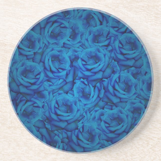 Blaue Rose Untersetzer (Vorne)
