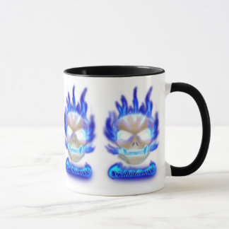 Blaue Schädel-Tasse Tasse