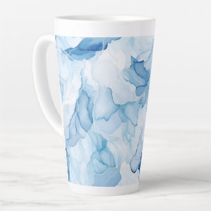Blaue Schattierungen Abstract Milchtasse