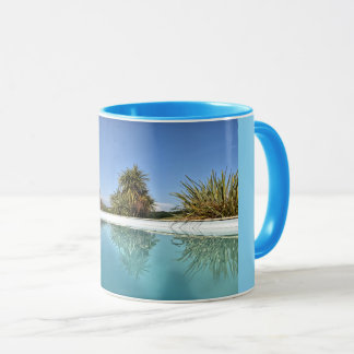 Blaue Schattierungen Kaffeetasse