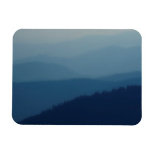 Blaue Schichten Magnet