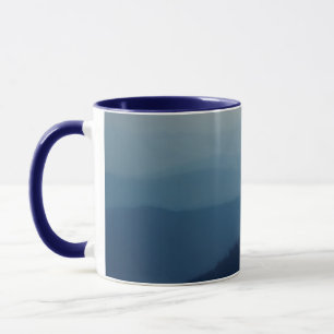 Blaue Schichten Tasse