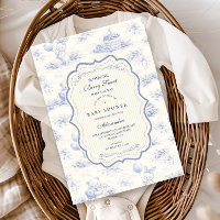 Blaue Schleife Blaubeergarten Baby Shower