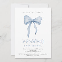 Blaue-Schleife-Junge-Baby-Shower-Einladung