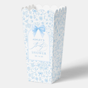Blaue Schleife Süße Verspielte Chinoiserie-Baby-Pa Geschenkschachtel