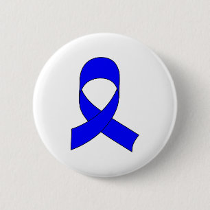 Blaue Schleife Zeichnend Button