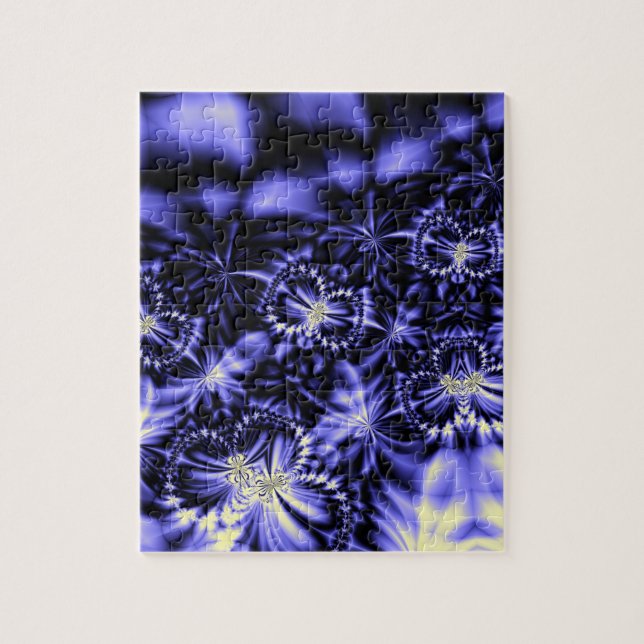 Blaue Schmetterlinge (Vertikal)