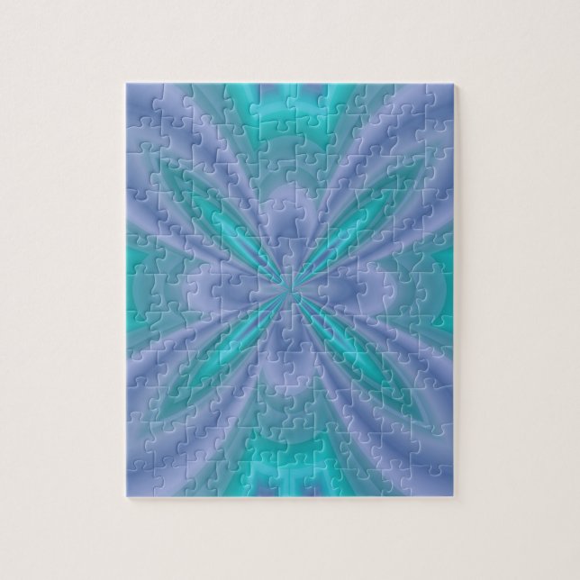 Blaue Schmetterlinge Abstrakt (Vertikal)