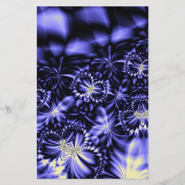 Blaue Schmetterlinge Briefpapier (Vorderseite)