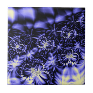 Blaue Schmetterlinge Fliese