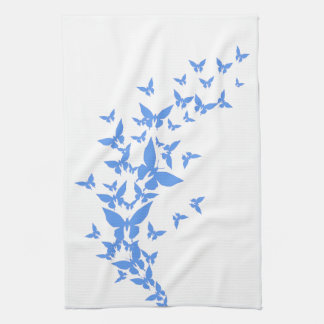 Blaue Schmetterlinge Handtuch