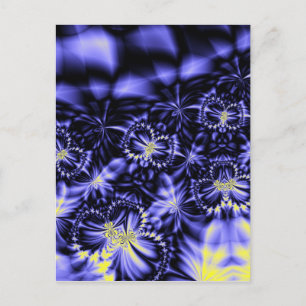 Blaue Schmetterlinge Postkarte
