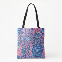 Blaue Schmetterlinge Psychedelischer Traum