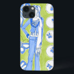 Blaue Schmetterlinge rund um das glamouröse Mädche Case-Mate iPhone Hülle<br><div class="desc">Blaue Schmetterlinge schweben in diesem Stück von Chariklia Zarris,  um ein glamouröses Mädchen herum. Helle Farben bilden den Hintergrund dieses Drucks und fügen diesem Stück einige schöne Farben hinzu. Holen Sie sich jetzt Ihr Exemplar!</div>