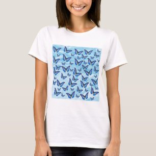 Blaue Schmetterlinge T-Shirt