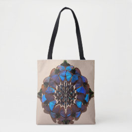 Blaue Schmetterlinge Tasche