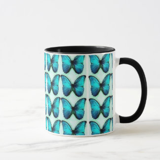 Blaue Schmetterlinge Tasse