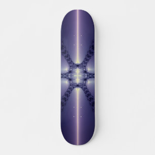 Blaue Schneeflocke Skateboard
