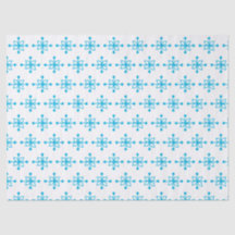 Blaue Schneeflocken