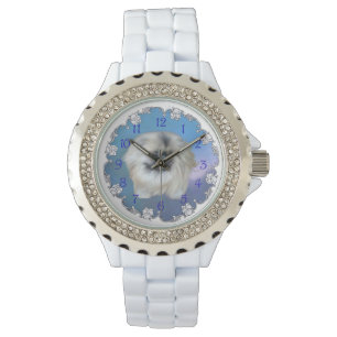Blaue Schönheit Armbanduhr