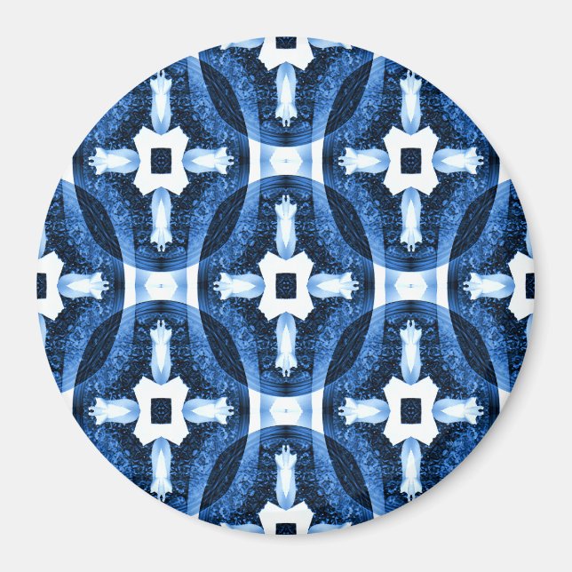 Blaue Schönheit...... Magnet (Vorne)
