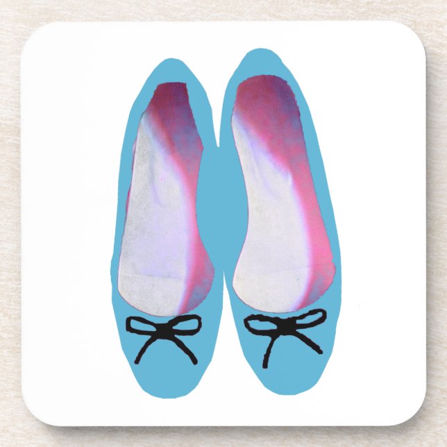 Blaue Schuhe Untersetzer (Vorderseite)