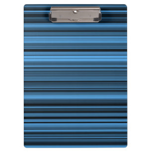 Blaue schwarze Streifen Klemmbrett