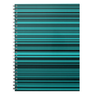 Blaue schwarze Streifen Notizblock