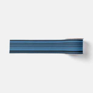 Blaue schwarze Streifen Ripsband