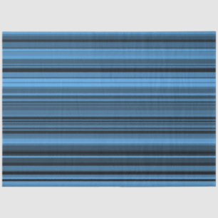 Blaue schwarze Streifen Seidenpapier