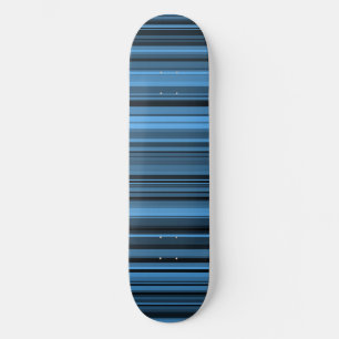 Blaue schwarze Streifen Skateboard