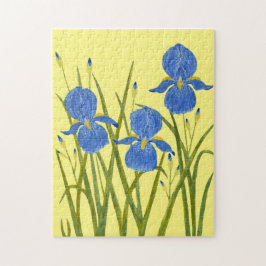 Blaue Schwertlilien-Jigsaw-Puzzle