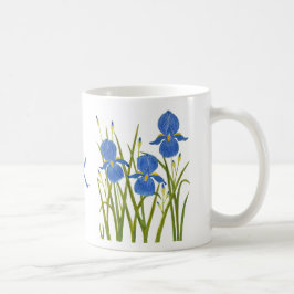 Blaue Schwertlilien Klassischer Becher Kaffeetasse